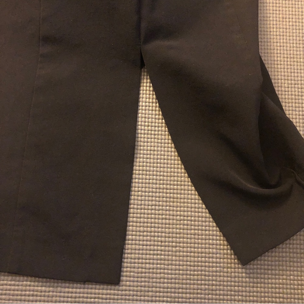 French Connection Vintage Square Neck Black Dress - Picture 7 of 8